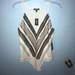 Express body suit with skirt !